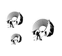 Mqetly 3 Decorative Stickers for Cars, Decals for Buses, SUVs, And