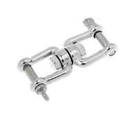 Mqetly 4x Premium Stainless Steel Double Shackle Anchor Swivel - Marine Grade