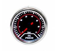 Mqetly Automotive Oil Pressure Gauge Black Readout Electronic Oil Pressure Gauge for Modifiers