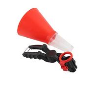 Mqetly Engine Oil Funnel, Oil Funnel Adapter, Funnel, Filling Transfer Tool, Clamp, Hands-on Device, Red