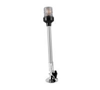 Mqetly LED Marine Navigation Light Stainless Steel Base 3W Heat Resistant Anchor Light, Length 303mm