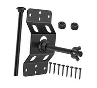 Mqetly Spare Wheel Carrier Heavy Duty Accessories Wall Mount for Enclosed Utility Trailer