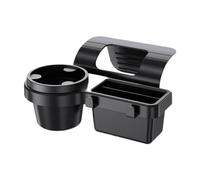 Mqetly Storage Compartment for The Car Window with Cutout for Charging Cables, Cup Holder, Small Items, Mobile Phones and Cards