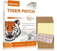 MQFORU Pain Relief Patches, Chinese Pain Relief Plaster Herbal Patches for Knee, Back, Joint, Muscle Neck Pain Relieving Up to 12 Hours, 20 Patches