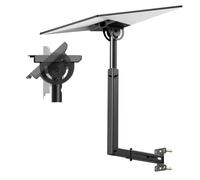 MQFORU Starlink Gen 3 Mount, 360° Adjustable V3 Starlink Wall Mount, Starlink Standard Wall Mount with Retractable Arm for Gen 3 Starlink Internet Kit Satellite, Rustproof