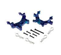 Mqiklt 1/16 RC Car Shock Absorbers Front And Rear - Direct Replacement for, Portable And Easy-to-Install Accessories for RC Cars of The Model, Style B Blue
