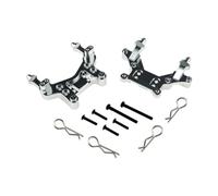 Mqiklt 1/16 RC Car Shock Absorbers Front And Rear - Direct Replacement for, Portable And Easy-to-Install Accessories for RC Cars of The Model, Silver