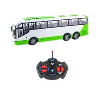 Mqiklt 1:30 Scale Remote Control Car with Realistic Lights, Radio Controlled Toys, 27MHz RC School Bus for Children, Green