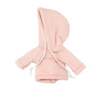 Mqiklt Action Figure Hoodie for Male And Female Figurines, Doll Clothes, Long Sweatshirt, Suitable for Customization, Home Decoration, Display, Collec, Pink