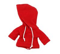 Mqiklt Action Figure Hoodie for Male And Female Figurines, Doll Clothes, Long Sweatshirt, Suitable for Customization, Home Decoration, Display, Collec, Red