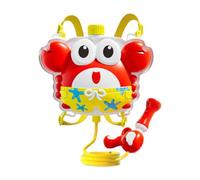 Mqiklt Backpack Water Sprayer for Outdoor Use, with Adjustable Straps, Tank And Hose, Spray Toy for Park And Playground, Crab