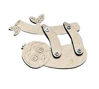 Mqiklt Busy Board Material Sensory Toy Accessory Skill Educational Learning Wooden Material Suitable for Children Preschool Kids Home