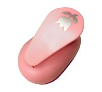 Mqiklt Craft Hole Punch Shape Paper Portable Shape Cutter Tool Confetti Maker Lever Style Construction Pp Alloy Material Suitable for Greeting Cards, Rose