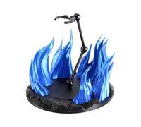 Mqiklt Flame Effect Stand for Figurines, Self-Assembly, Stable And Lightweight, Ideal for, blue