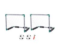 Mqiklt Floating Soccer Goal, Soccer Goal with Ball, Water Game, Summer Water Toys for The, Double