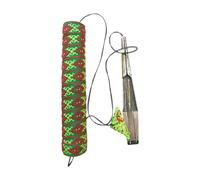 Mqiklt Jaw Harp Instrument, Vietnamese Mouth Harp, Brass Embroidery, Easy to Carry, Suitable for Beginner Musicians And Home Hobbies, Double Tongue Small