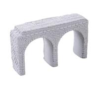 Mqiklt N Scale Miniature Railway with Stone Tunnel, Diorama Simulation, Train Structure Accessories for Christmas And The, 9.93x2.42x6cm