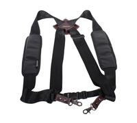 Mqiklt Padded Shoulder Strap, Drum Strap, Hand Drum Percussion, Hand Percussion Accessory, Adjustable, Black, adults use