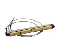 Mqiklt Piezo Pickup Instrument Part: Practical 2.5 Mm Audio Jack Plug for Guitars - Ideal for Practicing And for The Stage, 4 Strings