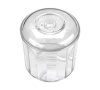Mqiklt Polishing Barrel Drum Jewelry Polishing Bucket Machine Polisher Accessory Lightweight Acrylic Transparent Suitable for Workshop Jewelry Making, Multi, KT 90