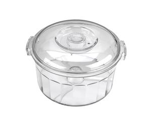 Mqiklt Polishing Barrel Drum Jewelry Polishing Bucket Machine Polisher Accessory Lightweight Acrylic Transparent Suitable for Workshop Jewelry Making, Multi, KT 185