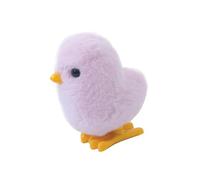 Mqiklt Wind-up Chick, Bouncy Toy for Children, Adorable Original Little Gift, Ideal As A Small Display, to Slip Into A Bag, Pink 31g