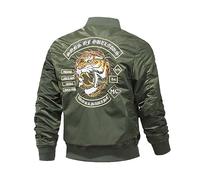 MQMYJSP Embroidered Ma-1 Jacket Men Yokosuka Sukajan Coat College Baseball Jackets Streetwear Spring Autumn Army EN8 XS