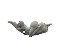 Mqnnfc Nude Chili Goddess Statue, Nude Female Statue sleep on Chili, Artificial Stone Busty Female Figurine, Sexy Naked Bust Girl Body Art Ornament, for Home Office Art Decor