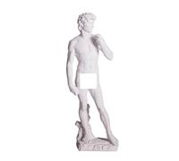Mqnnfc Resin David Sculpture, European Vintage Tabletop Ornament, Michelangelo's David Body Statue, for Living Room Bedroom Study Room Office Hotel Front Desk(Small)