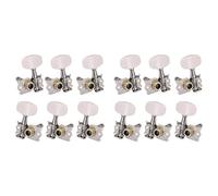 MQODLFP 12Pcs 6R6L Guitar Tuning Pegs Open Machine Heads Acoustic Folk Guitar Tuning Peg Tuners Part