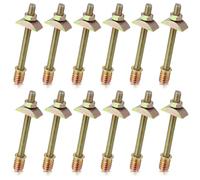 MQODLFP 12PCS Bed Frame Hardware Connector Kit M8x100 mm Panel Furniture Wardrobe Connectors Fittings,Bed Assembly