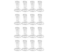 MQODLFP 16 Pack Ice Cream Cone Holders, Stainless Steel Cone Holders, Pizza Cone Holders, Food Cone Display Stands