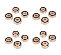 MQODLFP 16PCS Turntable Isolation Feet Pads Aluminum Speaker Spikes Stand Foot Cones Base Mat for Audio Sound Amplifier