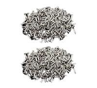 MQODLFP 200pcs Guitar Pickguard Screws for Strat/Tele Electric Guitar Bass silver