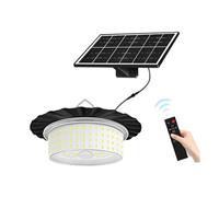 MQODLFP 244-LED Solar Pendant Light with Moving Sensor, Solar Shed Light, Light Outdoor Solar Powered Motion Sensor Shed Light