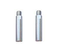 MQODLFP 2pcs 125 Angle Grinder Extension Rod Grinding Extension Rod 80mm 100 Angle Grinder Conversion Rod M14 to M14