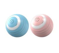 MQODLFP 2PCS Electric Cats Ball Toys Set Kit Automatic Rolling Smart Cats Toys Interactive for Cats Training Self-Moving Kitten Toys Kit