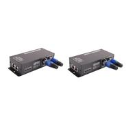 MQODLFP 2X 512 Digital Decoder,Dimming Driver Dmx512 Controller for LED Rgbw Tape Strip Light Rj45 Connection Dc12-24V 20A