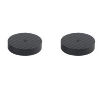MQODLFP 2X Carbon Fiber Speaker Isolation 40x10mm Spikes Base Pad Speaker Stand Feet HiFi AMP Speaker Pad