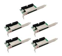 MQODLFP 3.5 IDE Converter Adapter IDE Converter Adapter-Card 40-Pin to IDE Adapter Pci Bracket Back Panel 5 Pcs