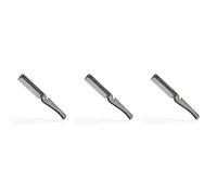 MQODLFP 3 Pcs Black Men Folding Pocket Comb PP Teeth Detangling Hair Beard Comb Metal Handle Foldable Combing