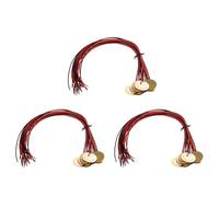MQODLFP 36Pcs 27mm Piezo Discs with Leads Mic Drum Trigger Acoustic Pickup CBG Guitar