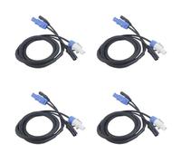 MQODLFP 4X Powercon Cable Combination of Powercon Plug and XLR Signal Line for Light Power Connection Signal Transit(A)