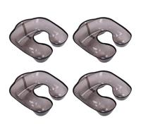 MQODLFP 4X Salon Hairdressing Neck Tray Perm Container Neck Shaped Shoulder Hair Tray Clothing Protector