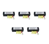 MQODLFP 5X 100/1000M POE IP Camera Network POE Switch RJ45 & POE Surge Protector Protection Device Arrester SPD 1000M