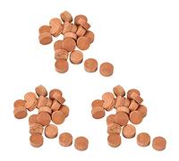 MQODLFP 60Pcs Saxophone Cork Mats Trumpet Cornet Water Key Spit Value Cork Pads (Light Brown)