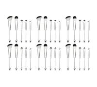MQODLFP 6X Beadable Makeup Brushes Silicone Beads DIY Makeup Cosmetic Brushes Beaded Brushes Kit for DIY