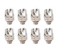 MQODLFP 8X Jack 6.5 Two-Channel Audio Cable Connector Plug Socket with A Switch Stereo 6.5 Female for Guitar