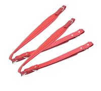 MQODLFP Accordion Strap Padded Bass Accordion PU Leather Shoulder Harness Straps Adjustable Belt for 16-120 Bass Accordion,Red Easy to Use