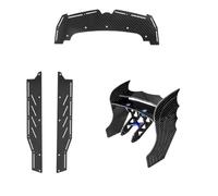MQODLFP Carbon Fiber Diffuser Supports Rear Wing Skid Plates Front Bumper Chassis Skid Plate for ARRMA F1 LIMITLESS Accessories Blue